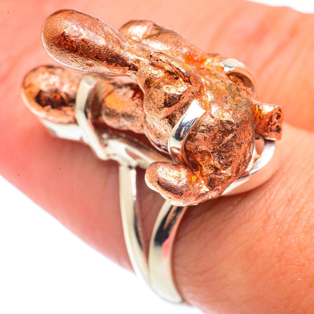 Splash Copper Rings handcrafted by Anasilvercos - RING71066