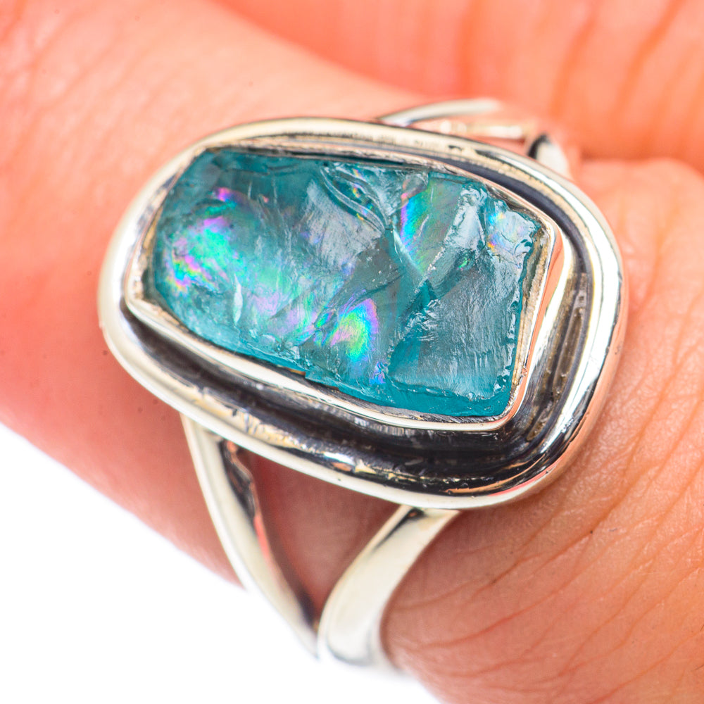 Aquamarine Rings handcrafted by Anasilvercos - RING71081