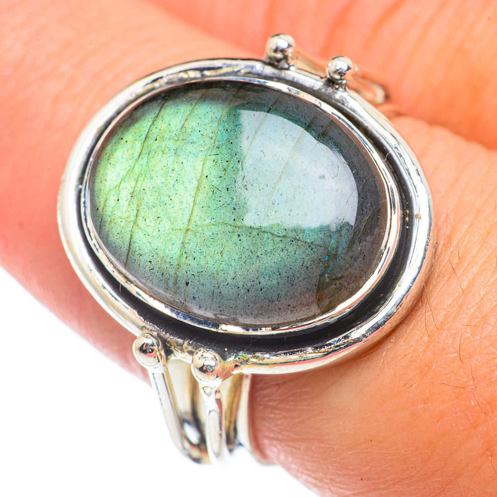 Labradorite Rings handcrafted by Anasilvercos - RING71084