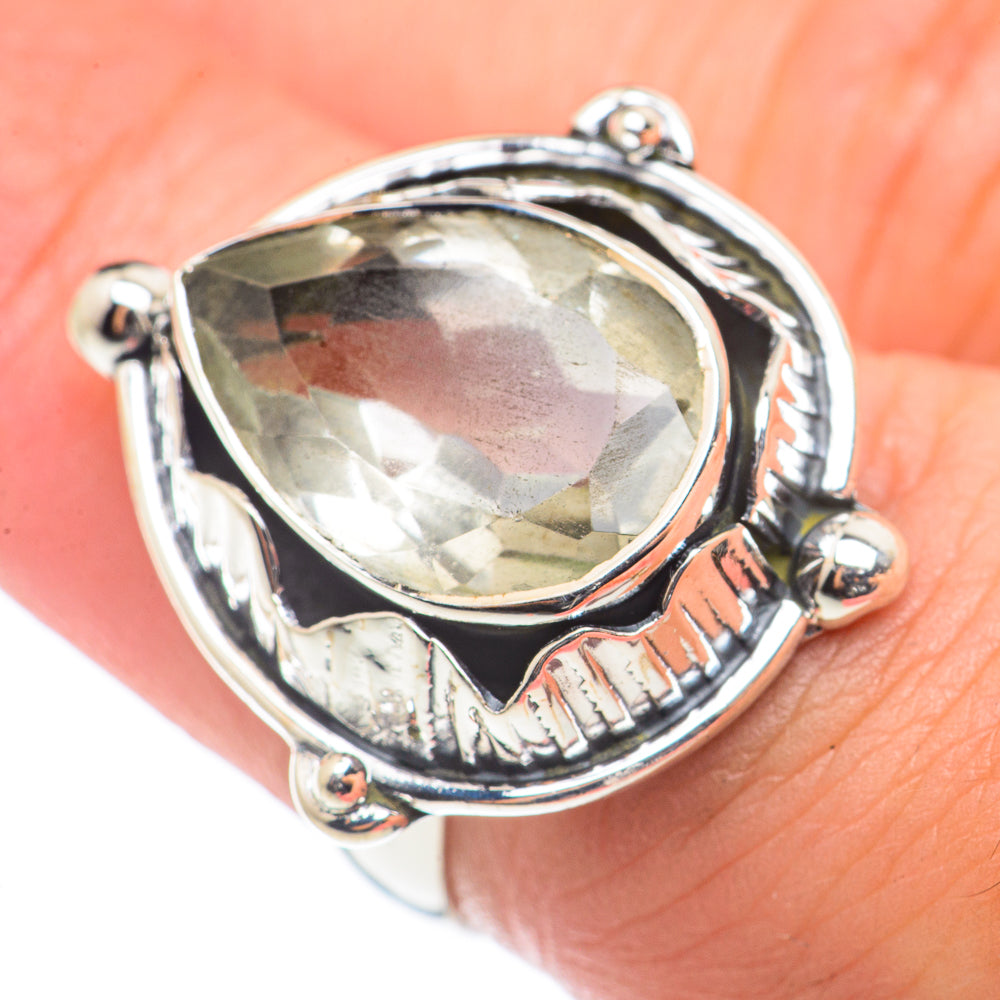 White Quartz Rings handcrafted by Anasilvercos - RING71085