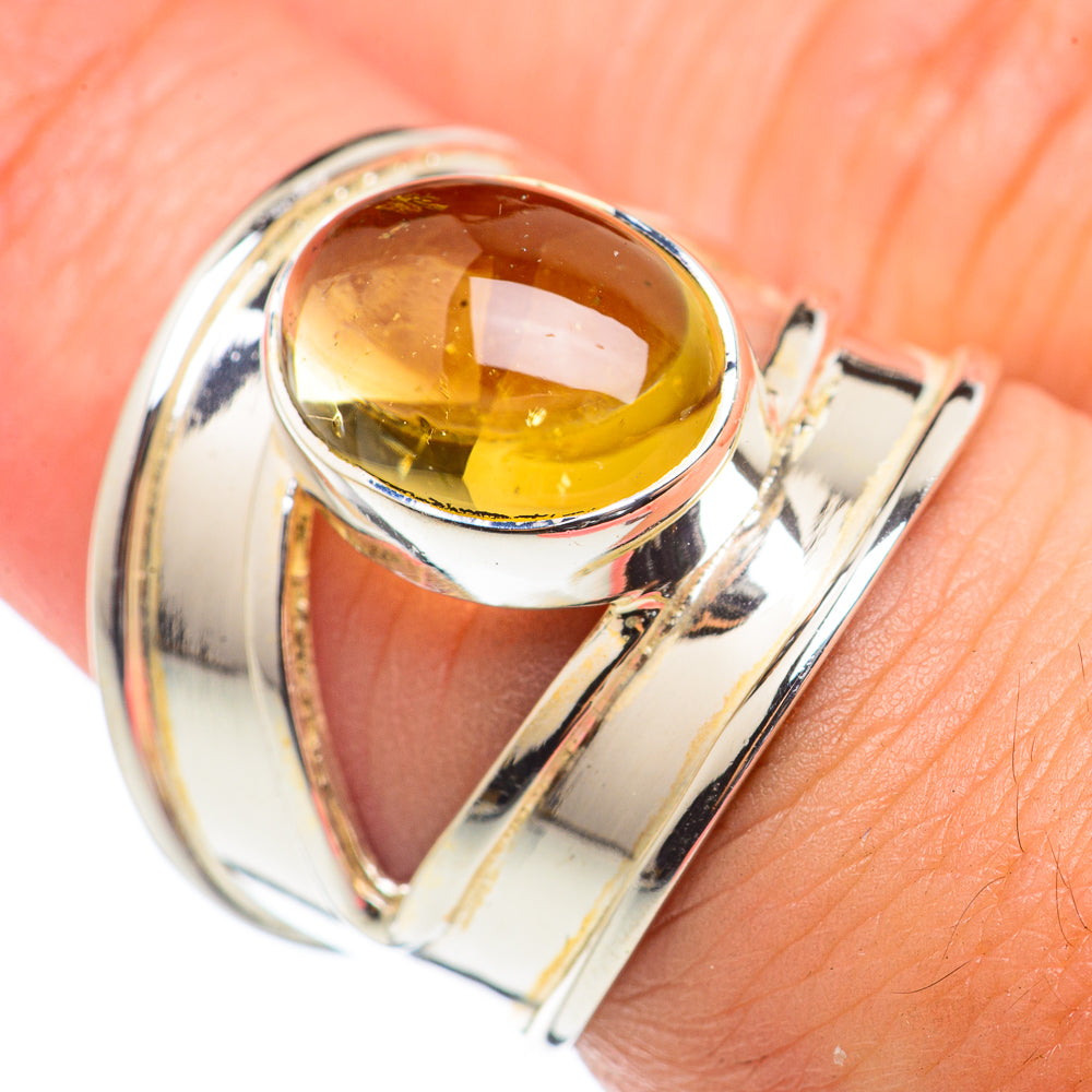 Citrine Rings handcrafted by Anasilvercos - RING71092