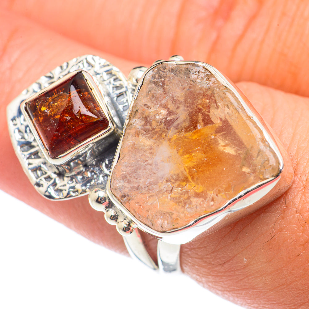 Citrine Rings handcrafted by Anasilvercos - RING71093