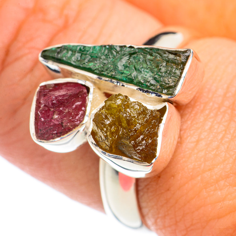 Tourmaline Rings handcrafted by Anasilvercos - RING71111