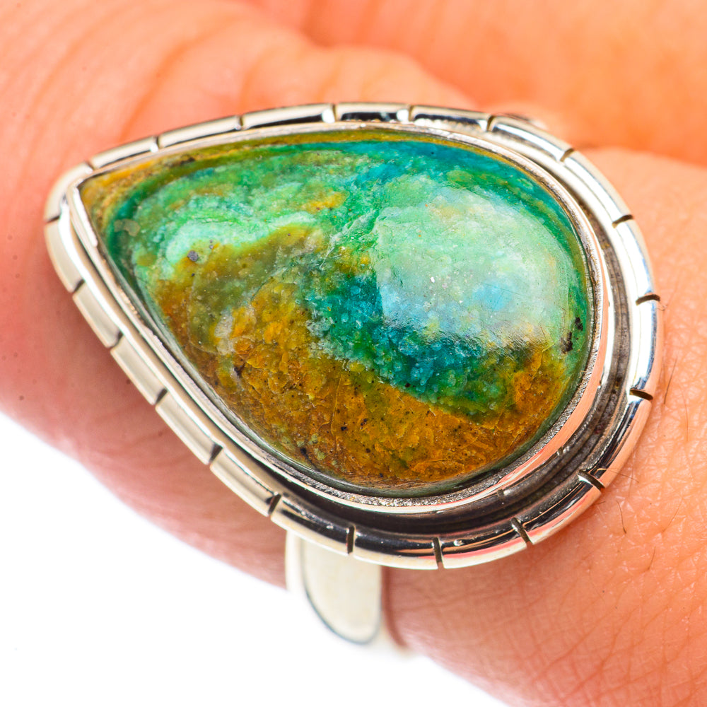 Ruby Zoisite Rings handcrafted by Anasilvercos - RING71115