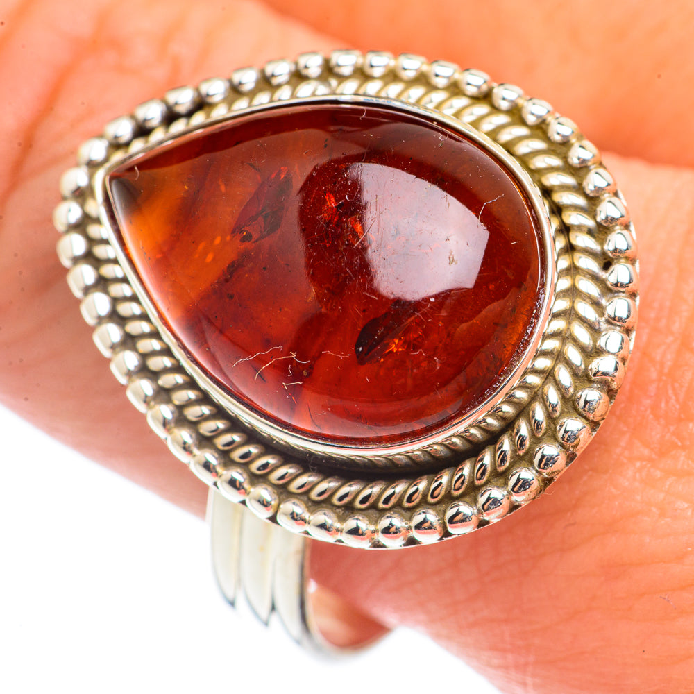 Baltic Amber Rings handcrafted by Anasilvercos - RING71130