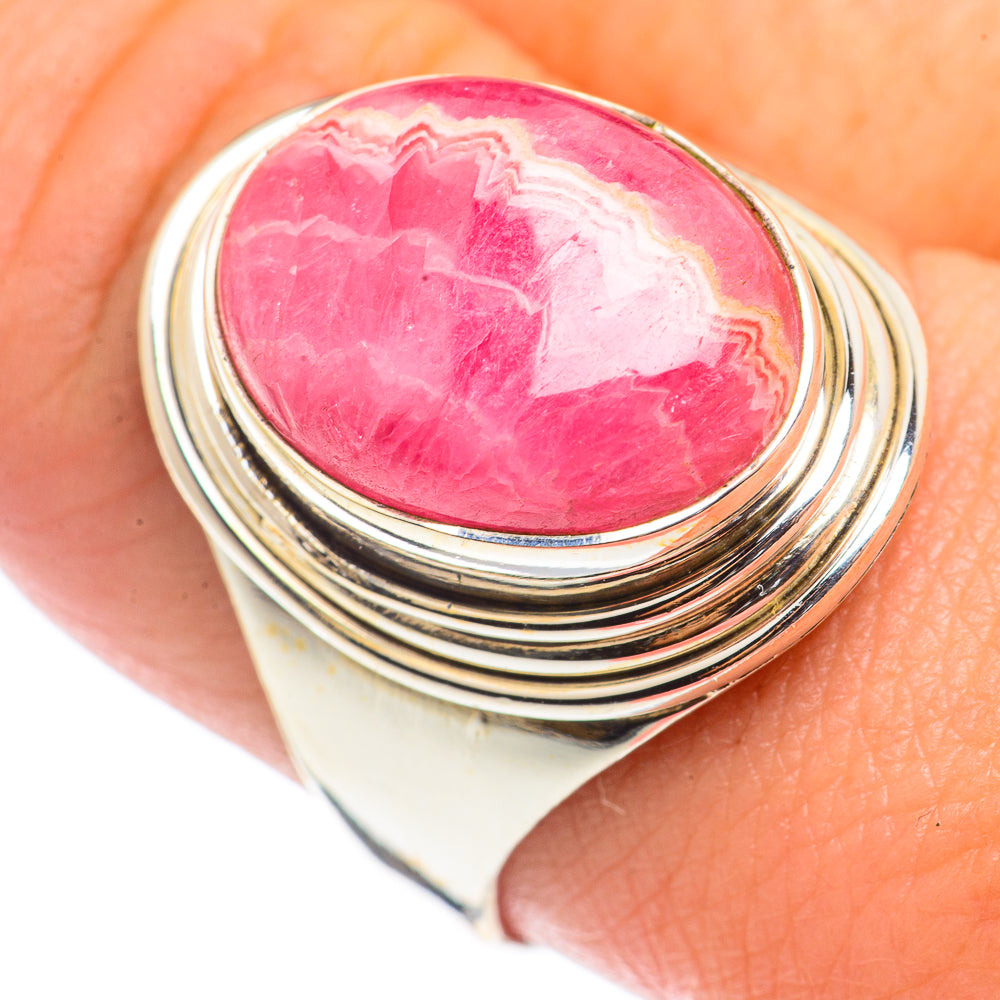 Rhodochrosite Rings handcrafted by Anasilvercos - RING71132