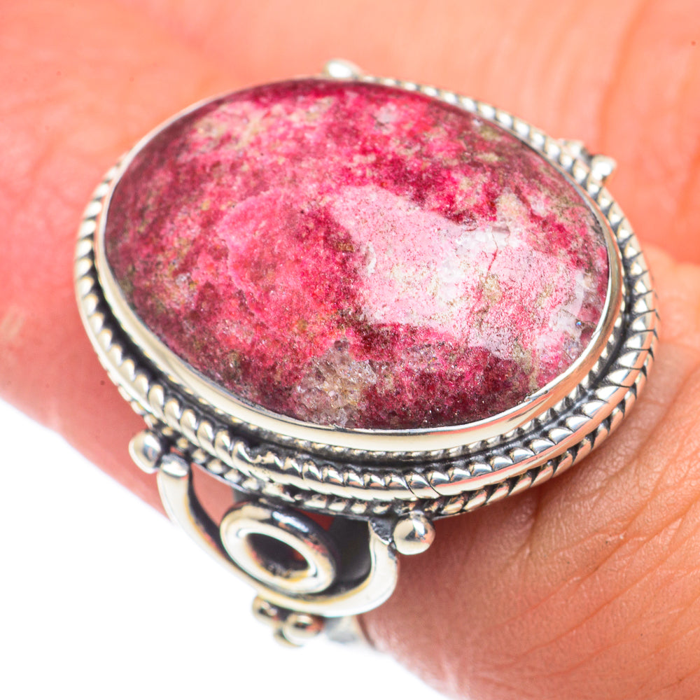 Thulite Rings handcrafted by Anasilvercos - RING71134