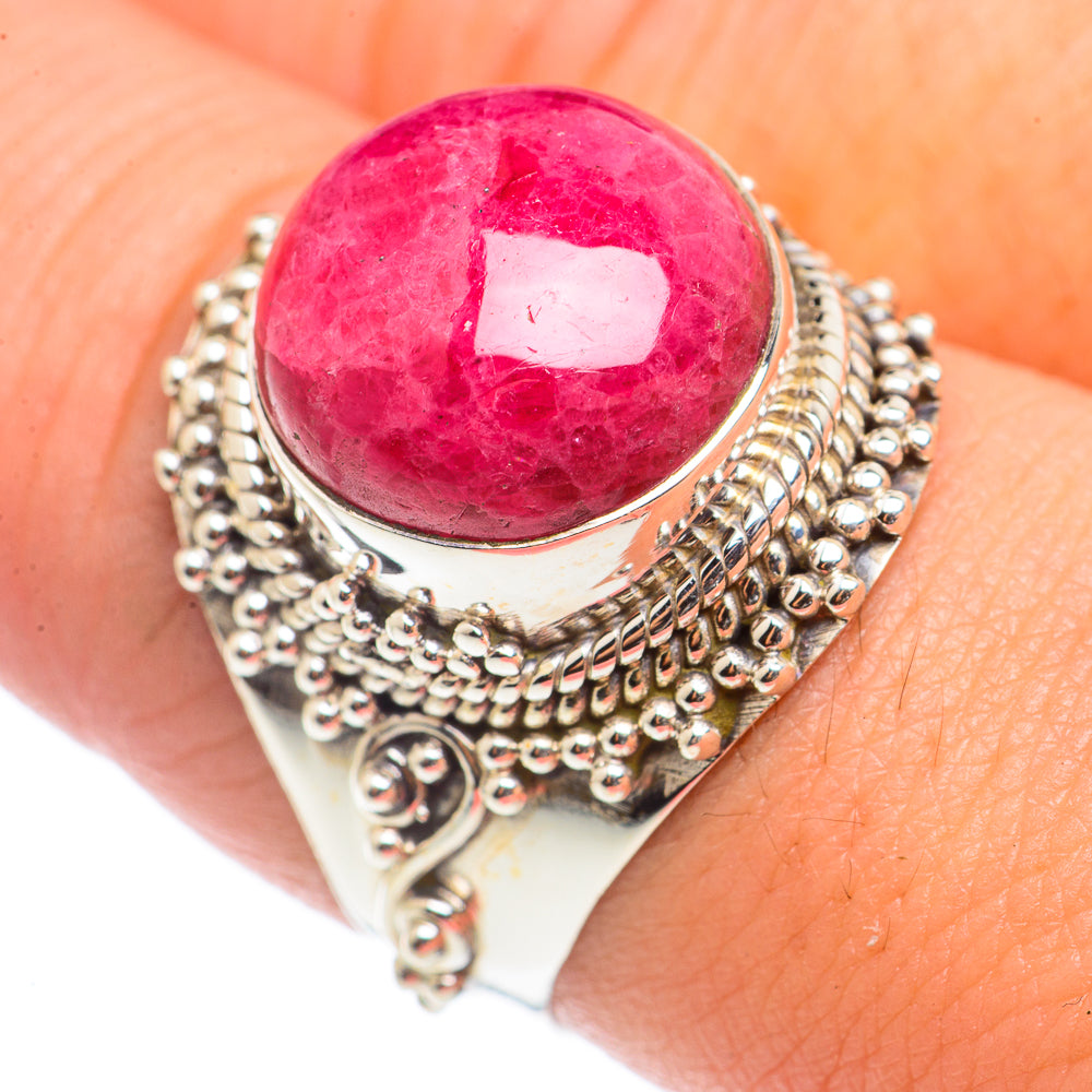 Thulite Rings handcrafted by Anasilvercos - RING71169