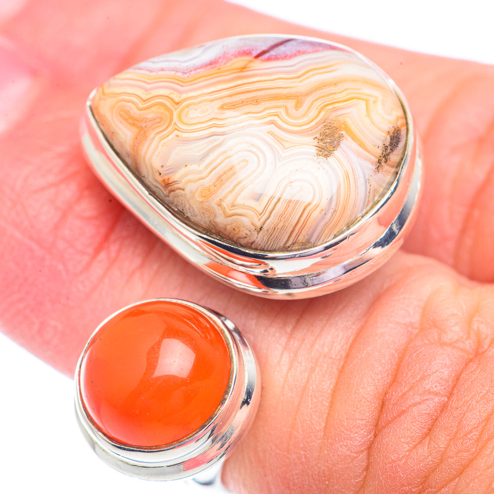 Scolecite Rings handcrafted by Anasilvercos - RING71241