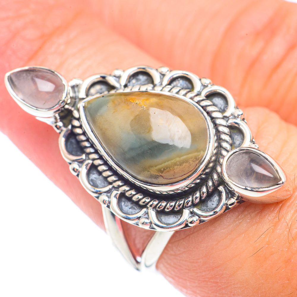 Ocean Jasper Rings handcrafted by Anasilvercos - RING71275