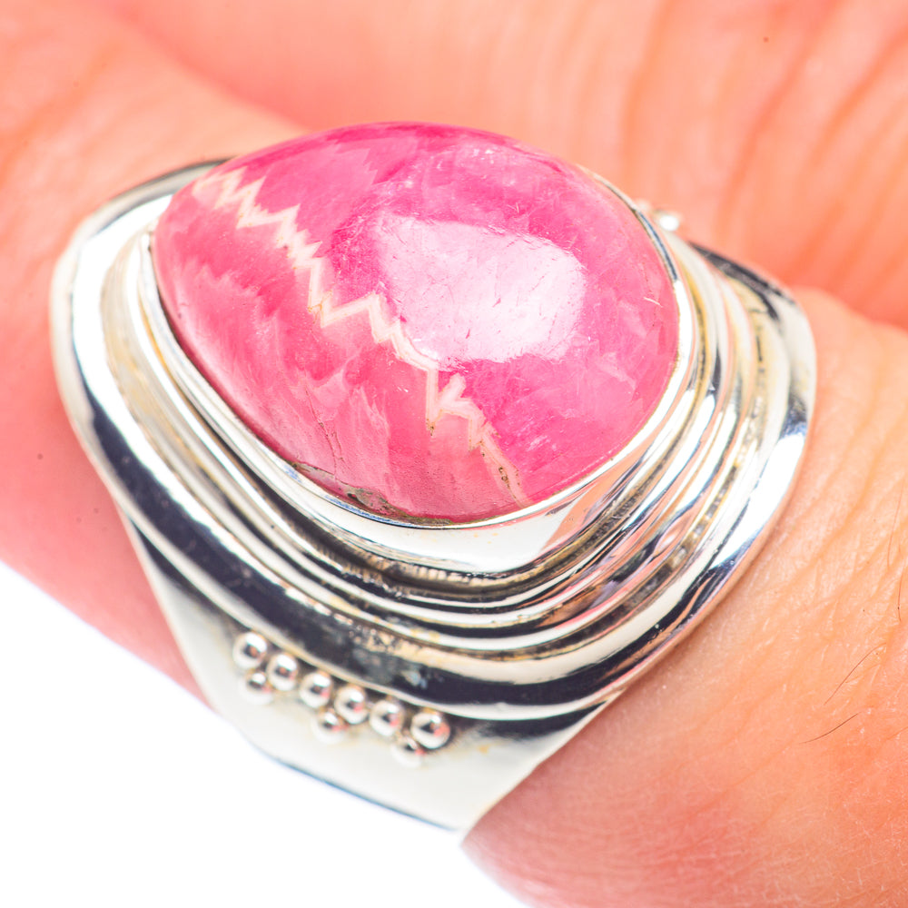 Rhodochrosite Rings handcrafted by Anasilvercos - RING71280