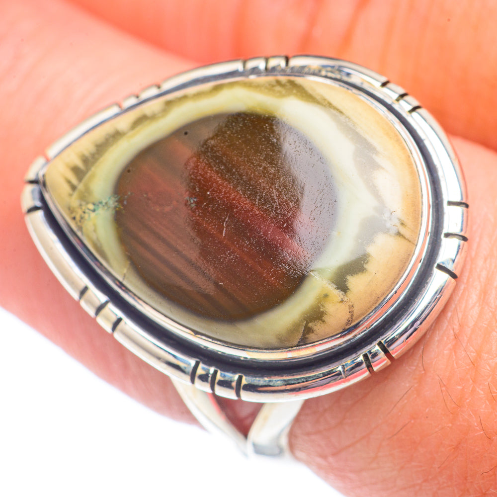 Willow Creek Jasper Rings handcrafted by Anasilvercos - RING71296