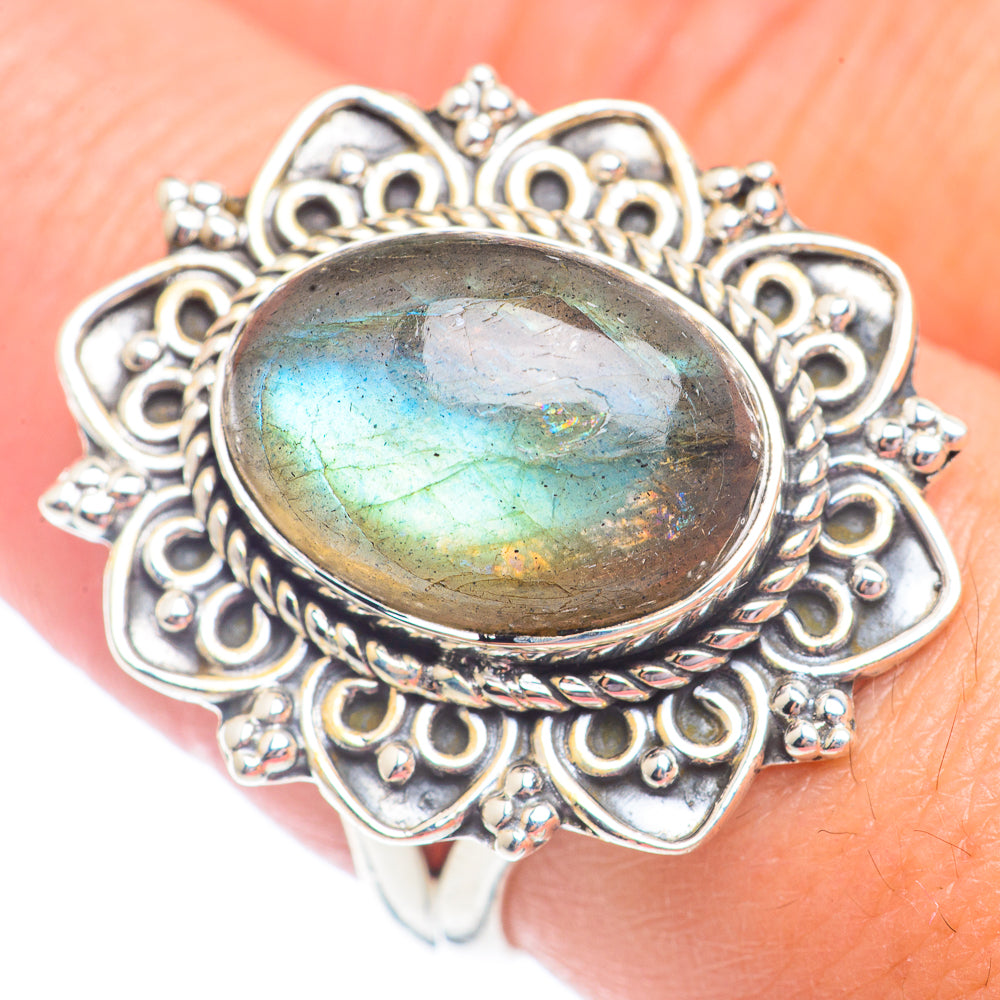 Labradorite Rings handcrafted by Anasilvercos - RING71300
