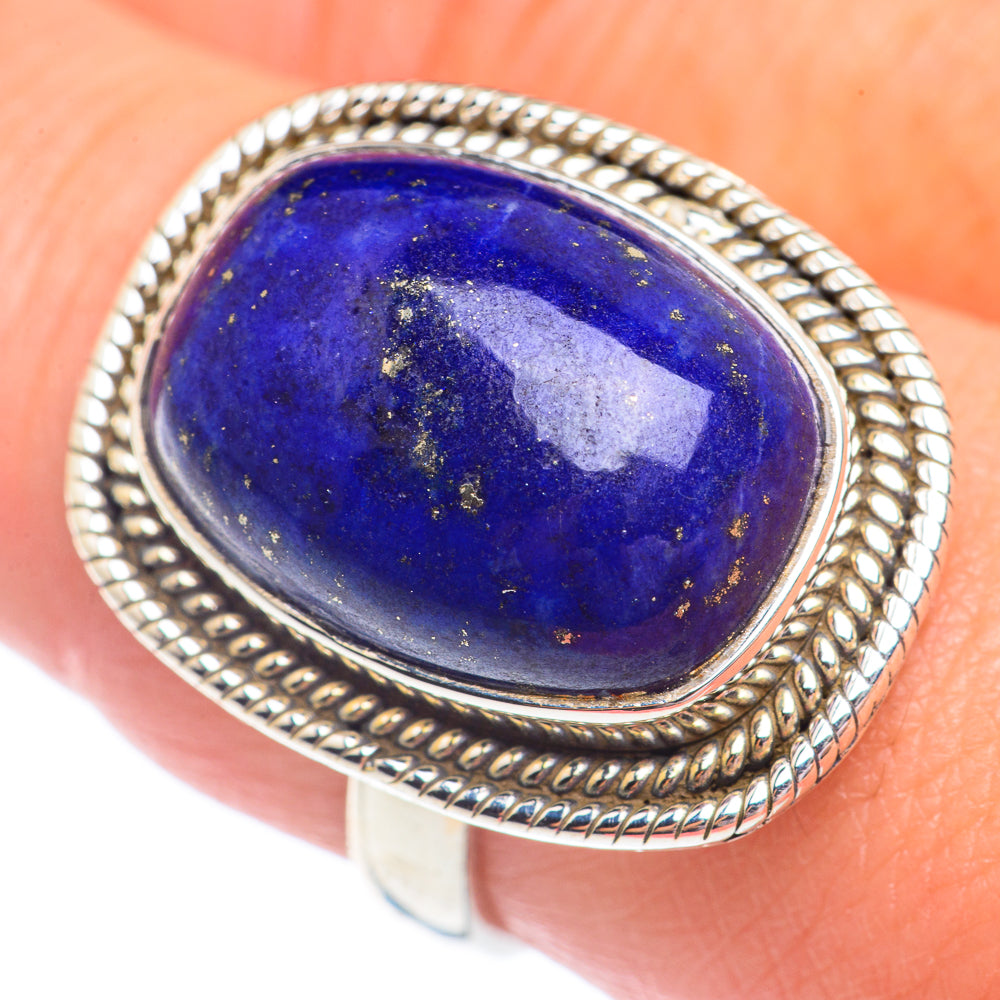 Lapis Lazuli Rings handcrafted by Anasilvercos - RING71303