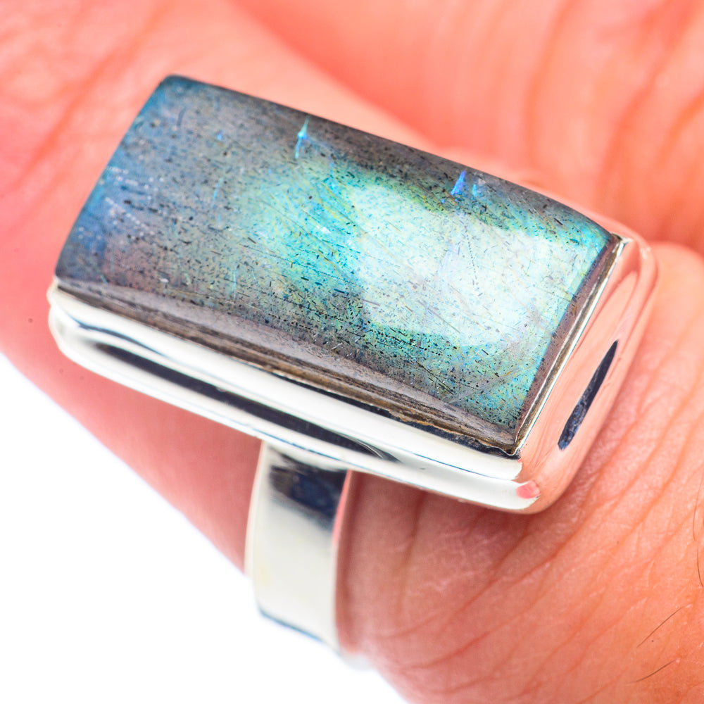 Labradorite Rings handcrafted by Anasilvercos - RING71307