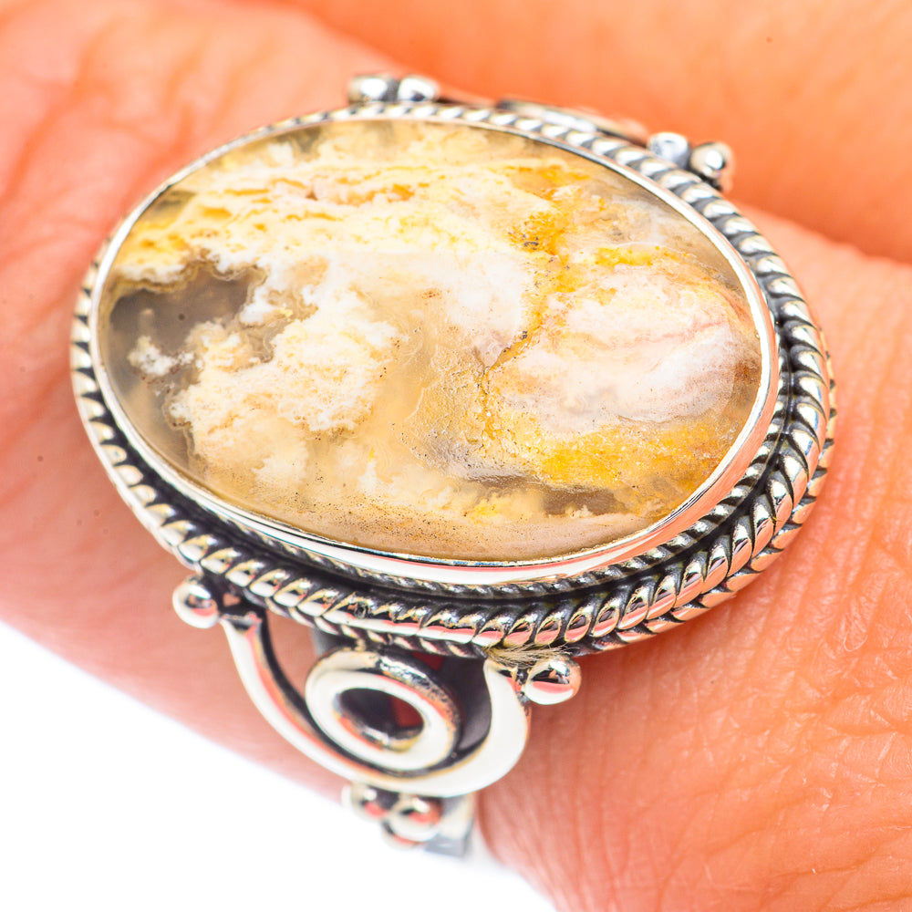 Ocean Jasper Rings handcrafted by Anasilvercos - RING71315