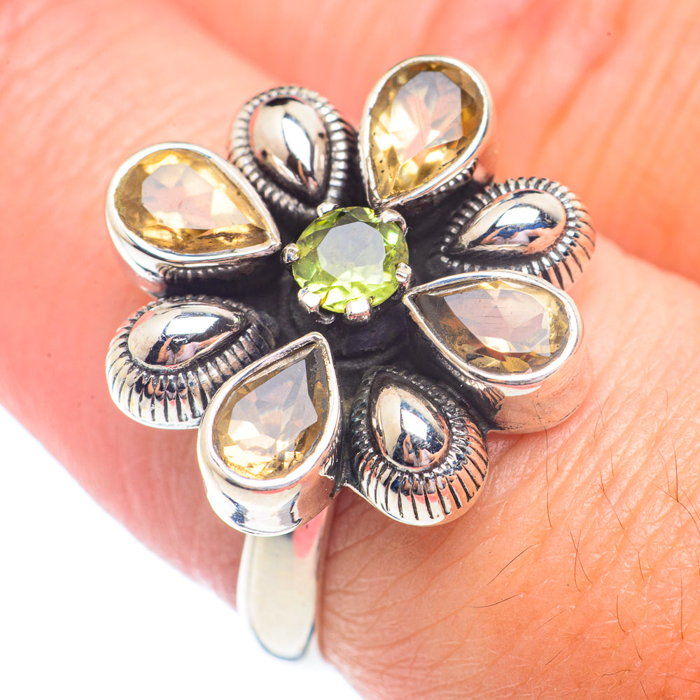 Peridot Rings handcrafted by Anasilvercos - RING71316