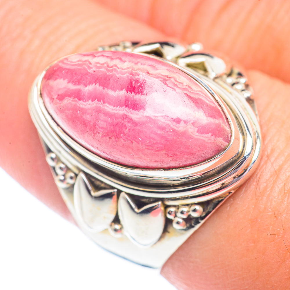 Rhodochrosite Rings handcrafted by Anasilvercos - RING71320