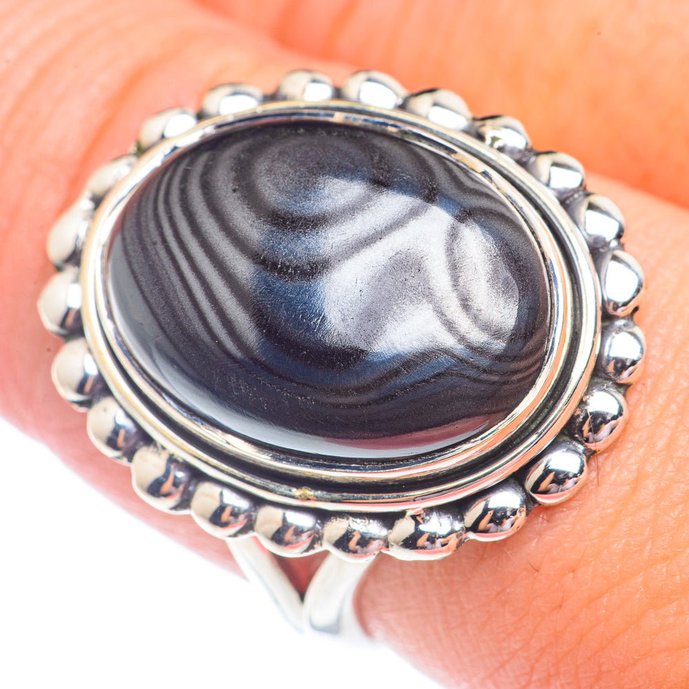 Psilomelane Rings handcrafted by Anasilvercos - RING71327