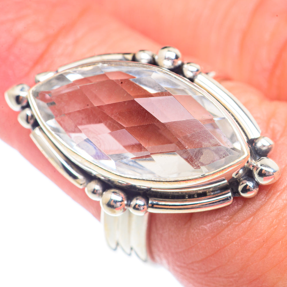 White Quartz Rings handcrafted by Anasilvercos - RING71330