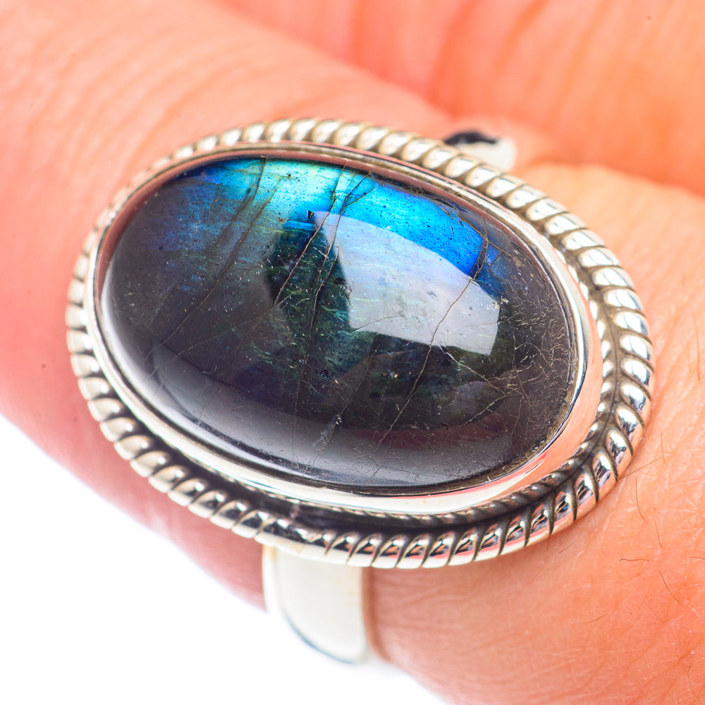 Labradorite Rings handcrafted by Anasilvercos - RING71338