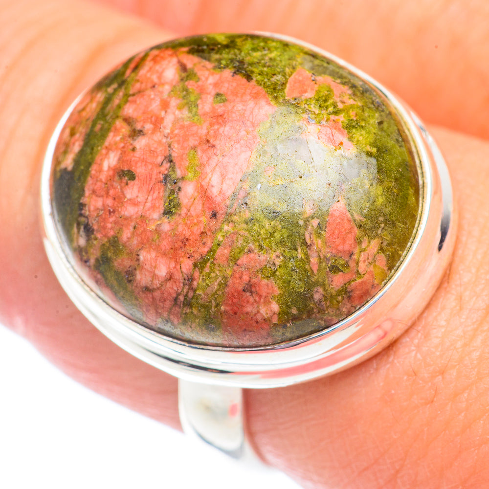 Unakite Rings handcrafted by Anasilvercos - RING71347
