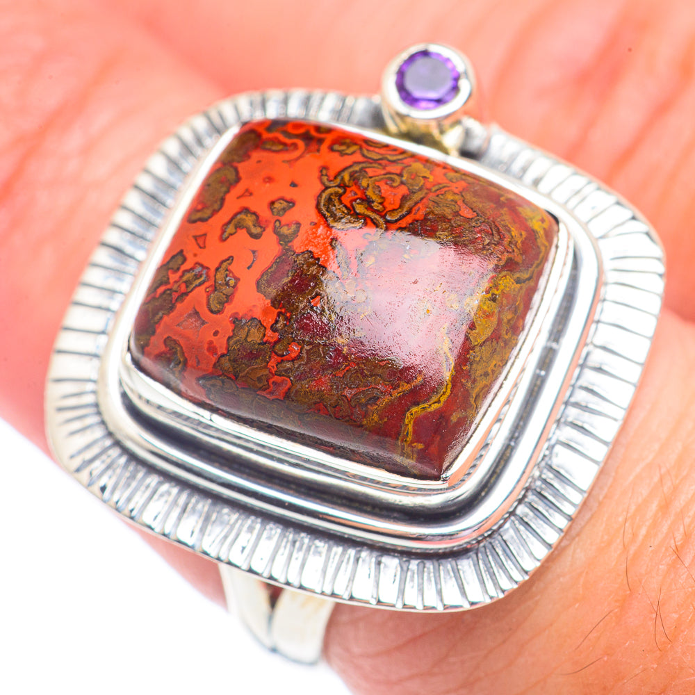 Moroccan Agate Rings handcrafted by Anasilvercos - RING71349