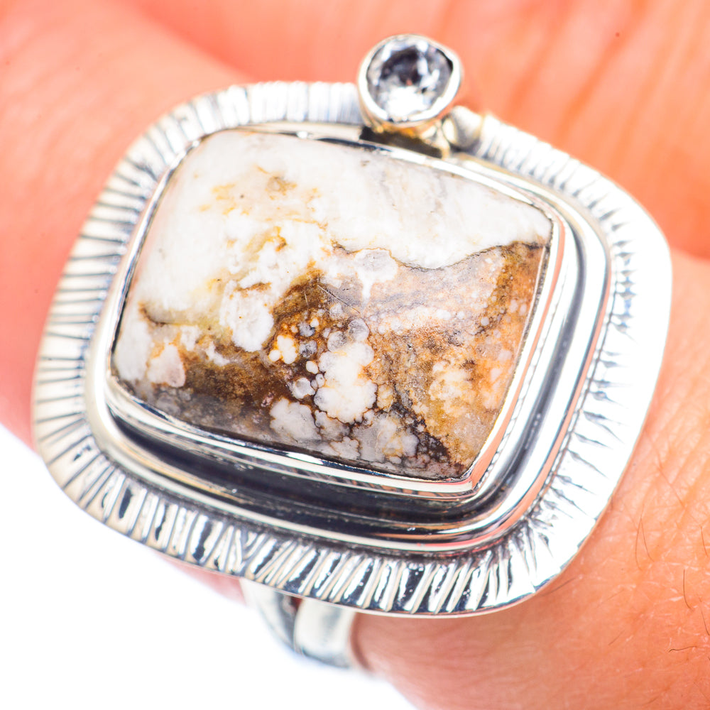 Brecciated Mookaite Rings handcrafted by Anasilvercos - RING71350