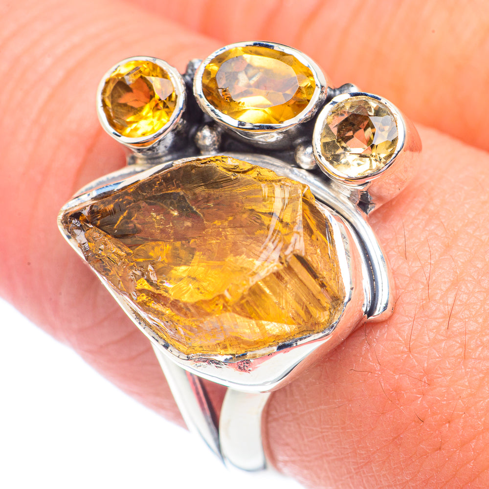 Citrine Rings handcrafted by Anasilvercos - RING71354