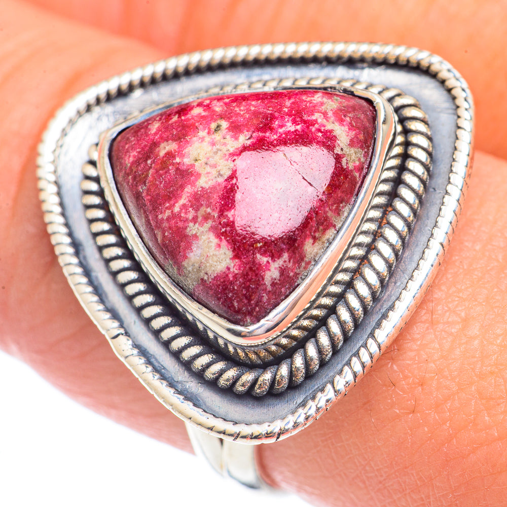 Thulite Rings handcrafted by Anasilvercos - RING71356