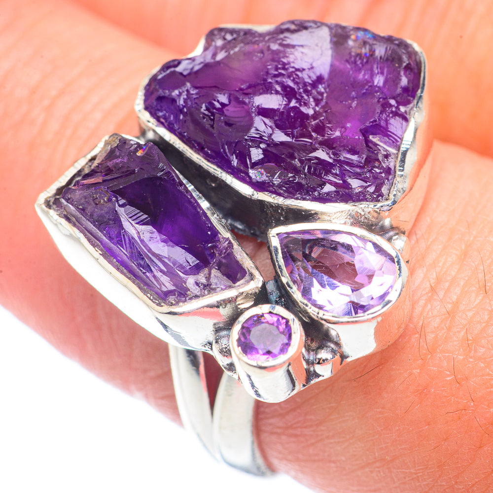 Amethyst Rings handcrafted by Anasilvercos - RING71361