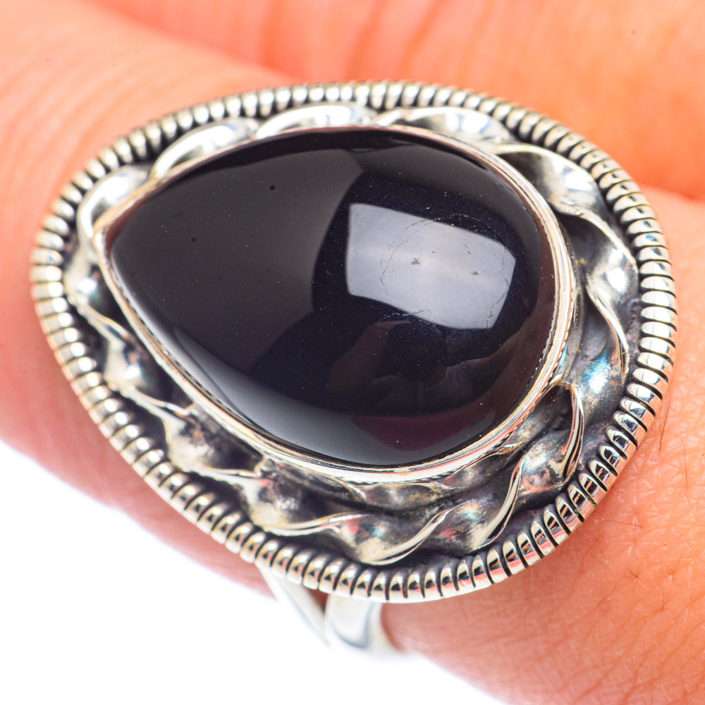 Black Onyx Rings handcrafted by Anasilvercos - RING71362