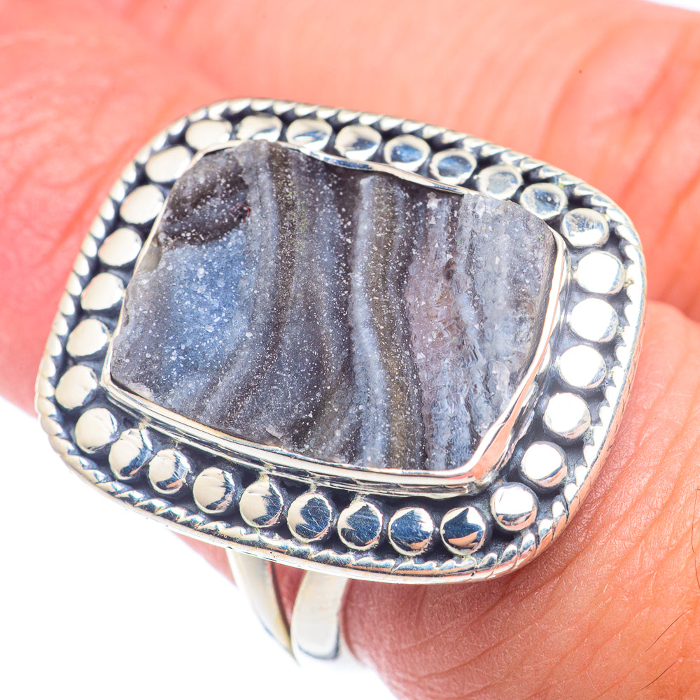 Desert Druzy Rings handcrafted by Anasilvercos - RING71371