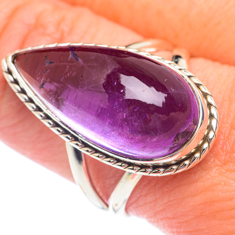 Amethyst Rings handcrafted by Anasilvercos - RING71401