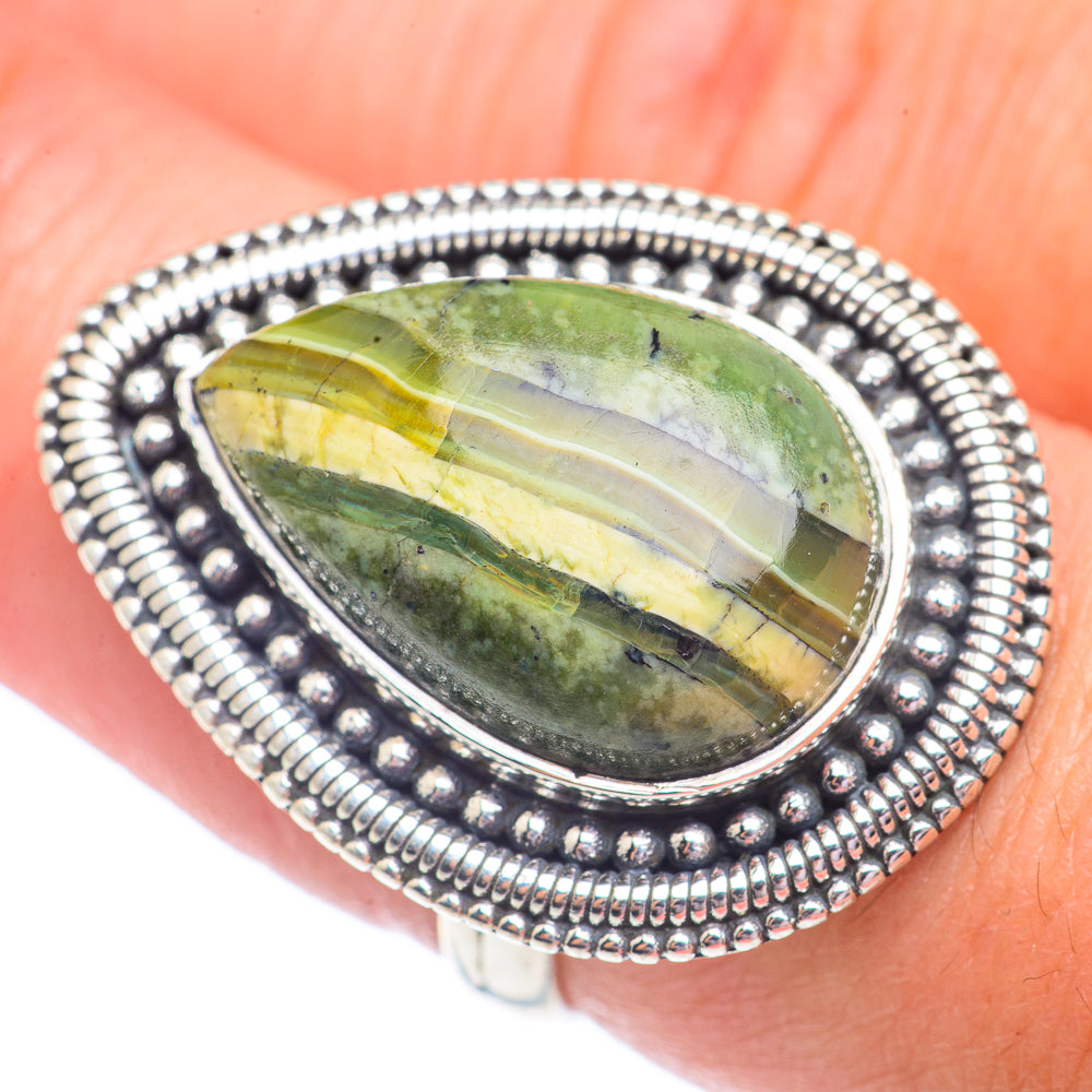 Rainforest Opal Rings handcrafted by Anasilvercos - RING71430