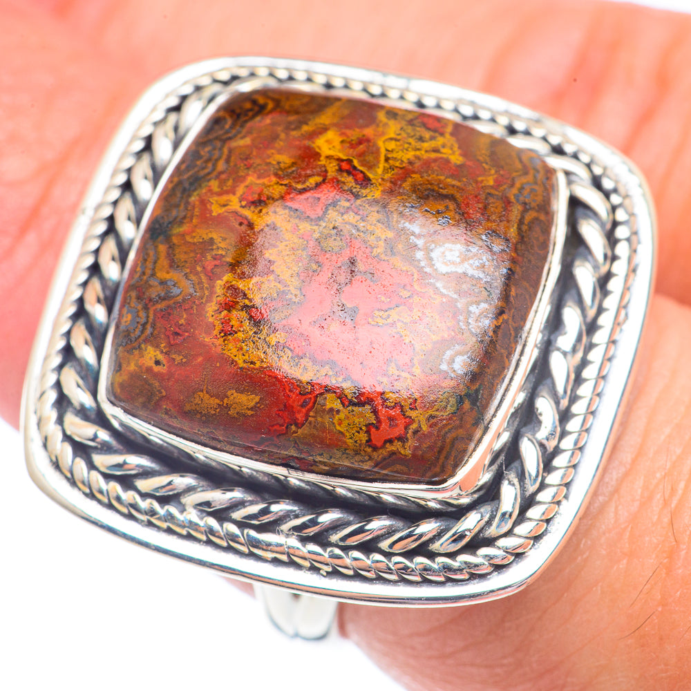 Moroccan Agate Rings handcrafted by Anasilvercos - RING71433