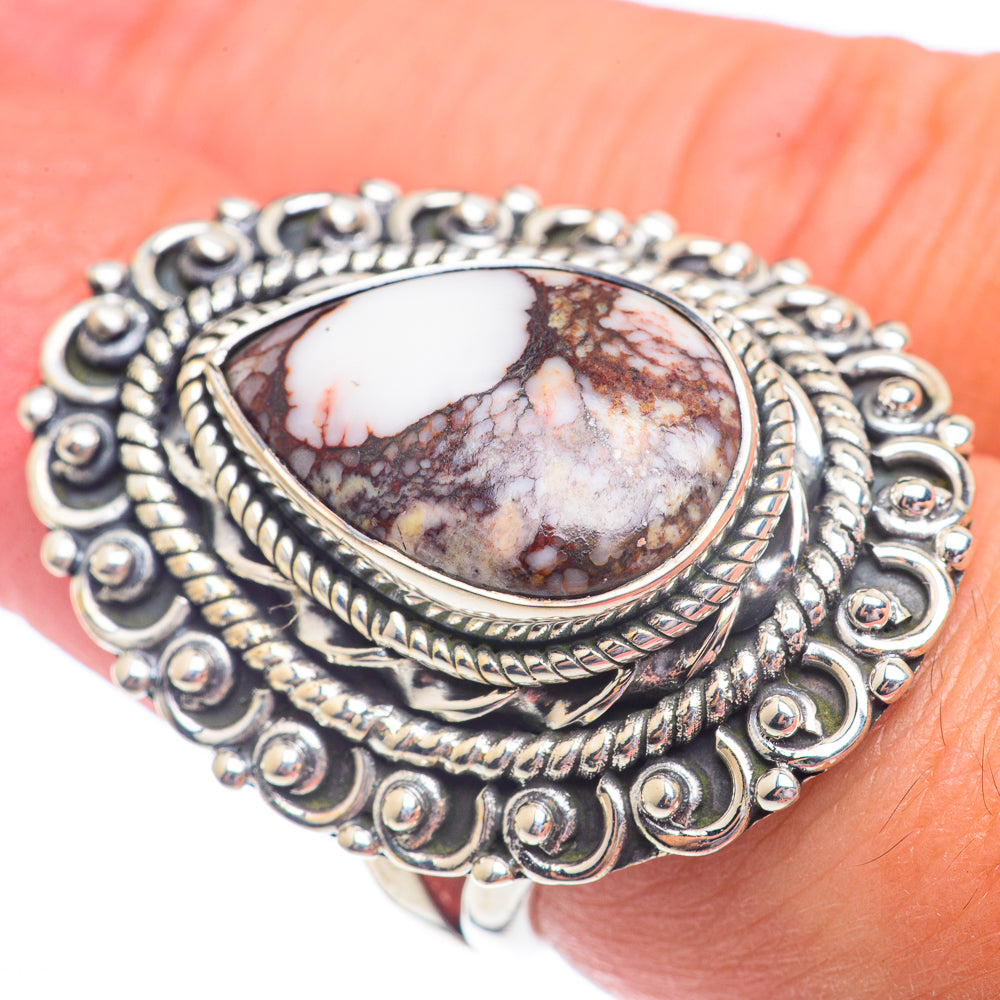 Peanut Wood Jasper Rings handcrafted by Anasilvercos - RING71435