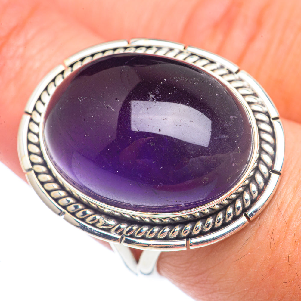 Amethyst Rings handcrafted by Anasilvercos - RING71444