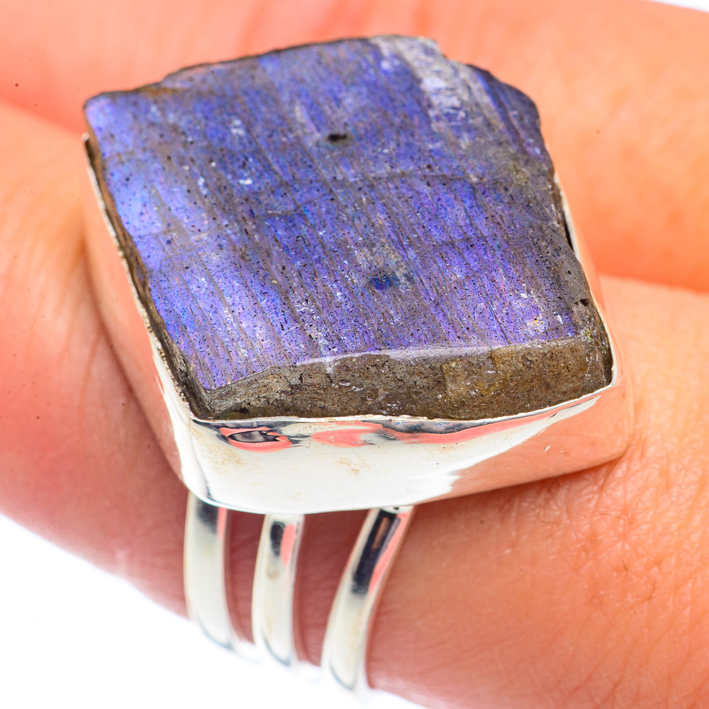 Labradorite Rings handcrafted by Anasilvercos - RING71445