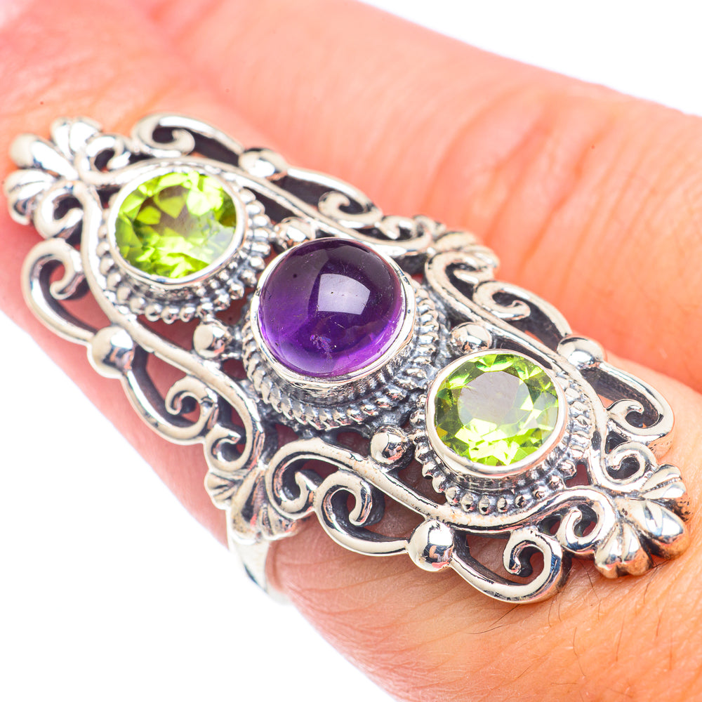 Amethyst Rings handcrafted by Anasilvercos - RING71454