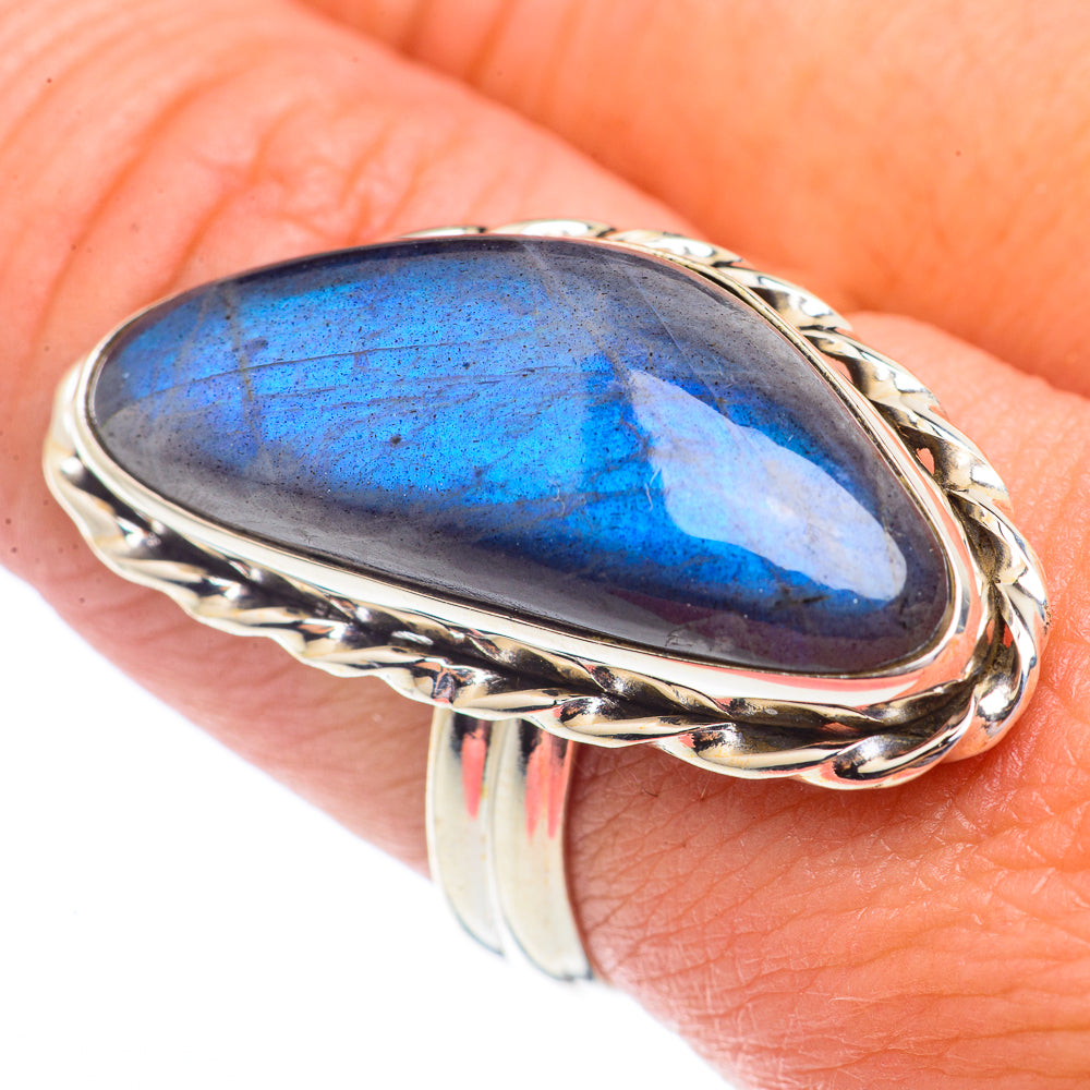 Labradorite Rings handcrafted by Anasilvercos - RING71466
