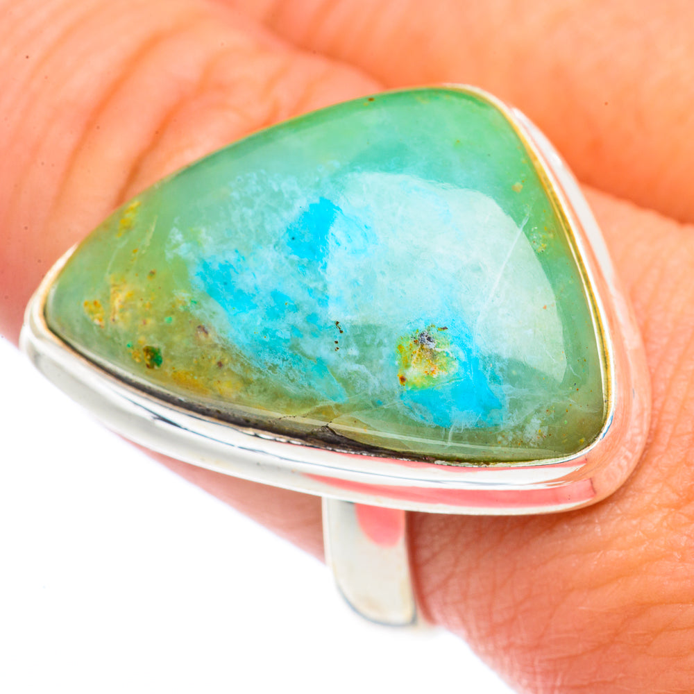 Chrysocolla Rings handcrafted by Anasilvercos - RING71472