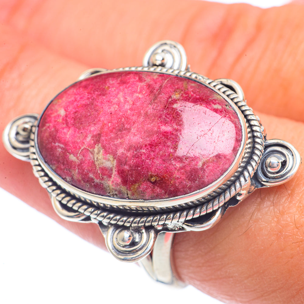 Thulite Rings handcrafted by Anasilvercos - RING71479
