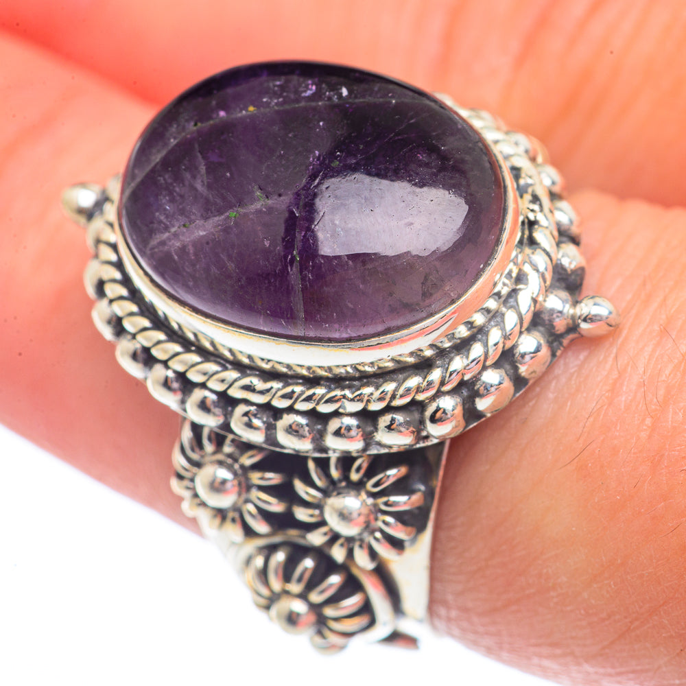 Amethyst Rings handcrafted by Anasilvercos - RING71482