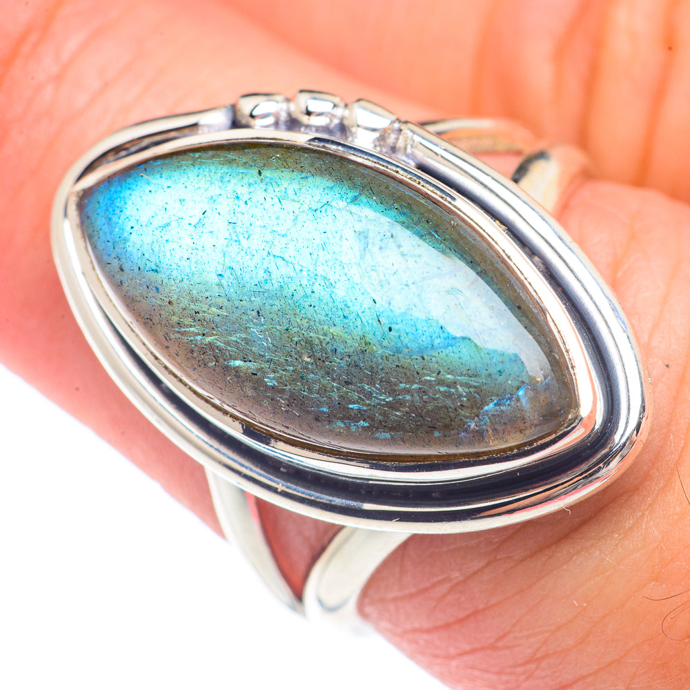 Labradorite Rings handcrafted by Anasilvercos - RING71488