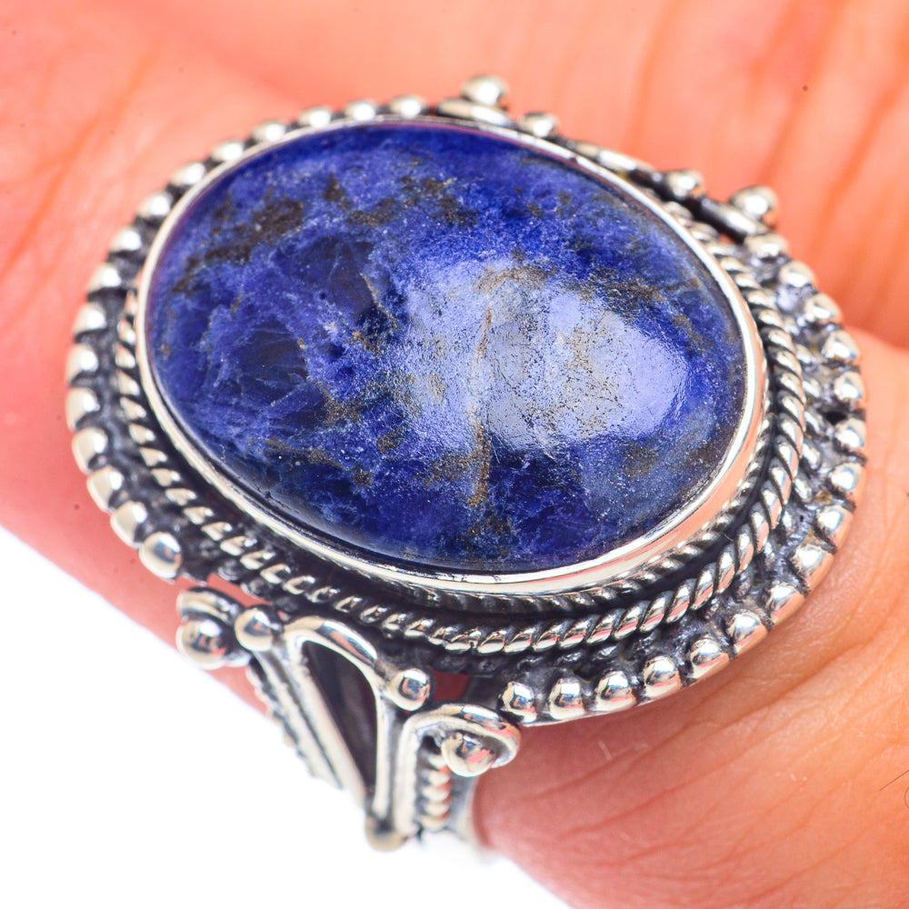 Sodalite Rings handcrafted by Anasilvercos - RING71489