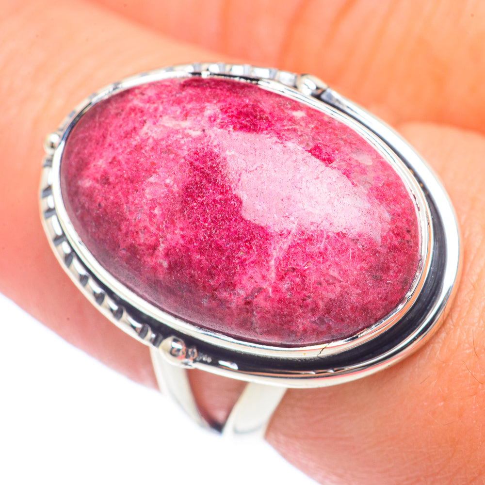 Thulite Rings handcrafted by Anasilvercos - RING71508