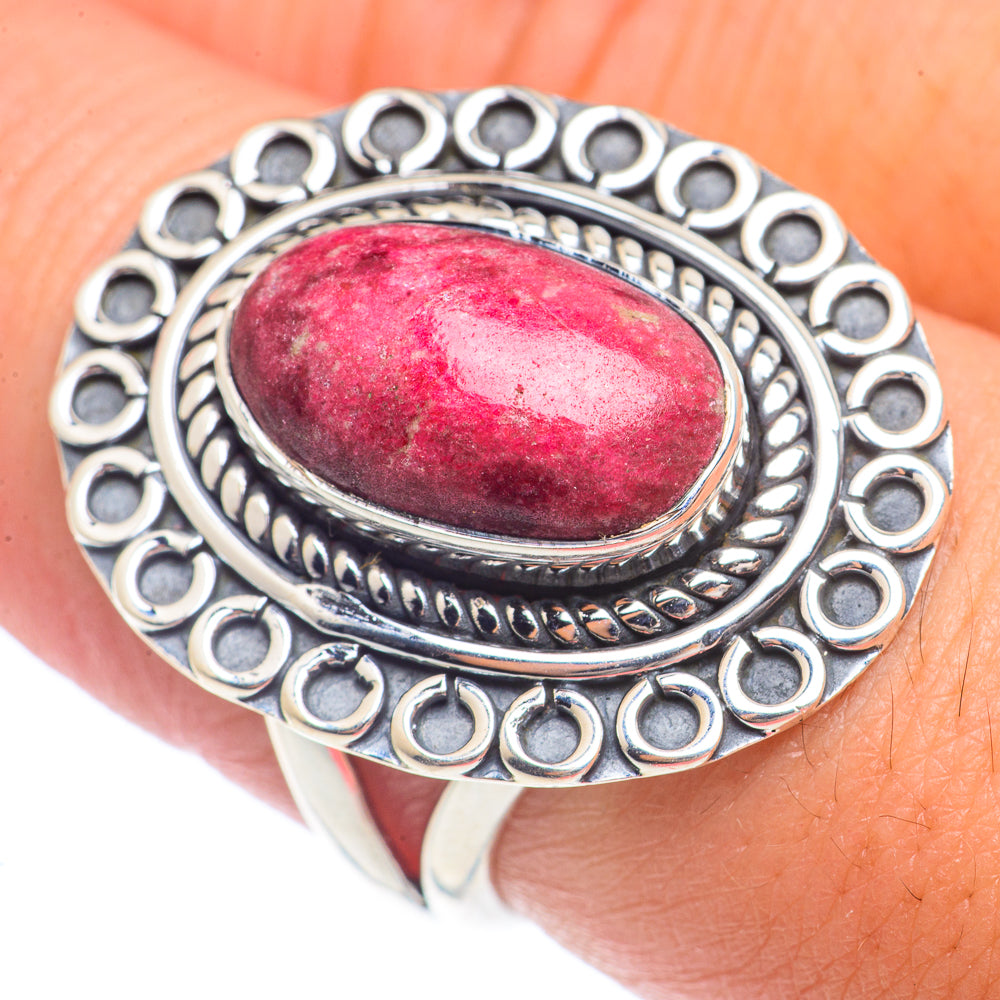 Thulite Rings handcrafted by Anasilvercos - RING71509