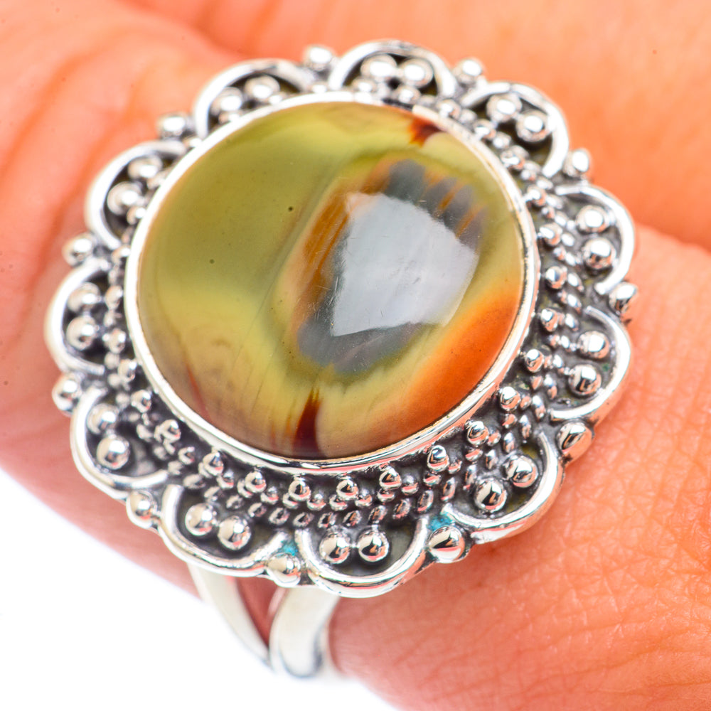 Ocean Jasper Rings handcrafted by Anasilvercos - RING71525