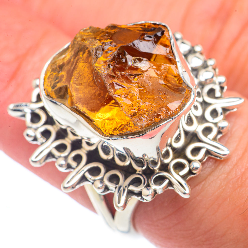 Citrine Rings handcrafted by Anasilvercos - RING71549